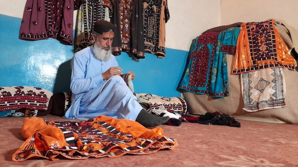 حفیظ اللہ، کوئٹہ، کشیدہ کاری، بلوچستان